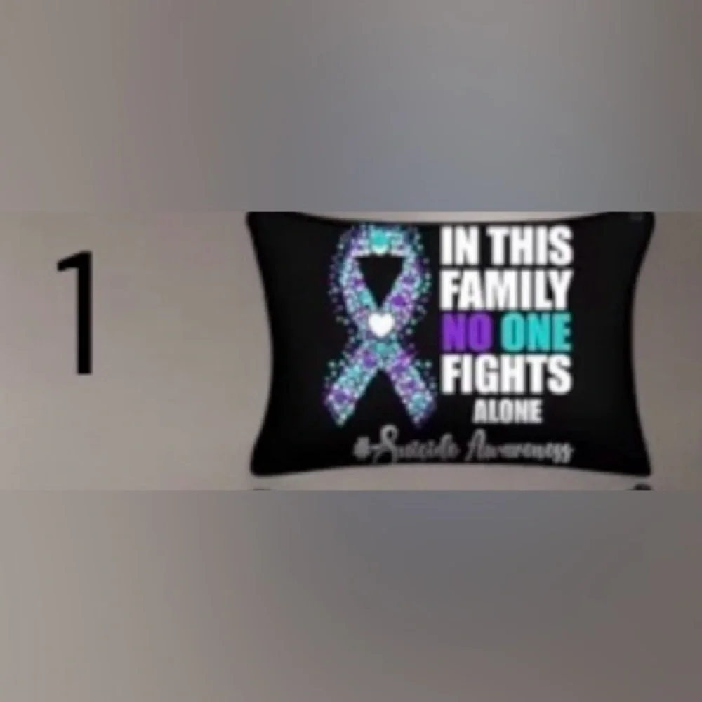 Suicide Prevention Awareness Set: 1 Pen, 1 Note pad, 1 Makeup Bags, 1 Bracelet